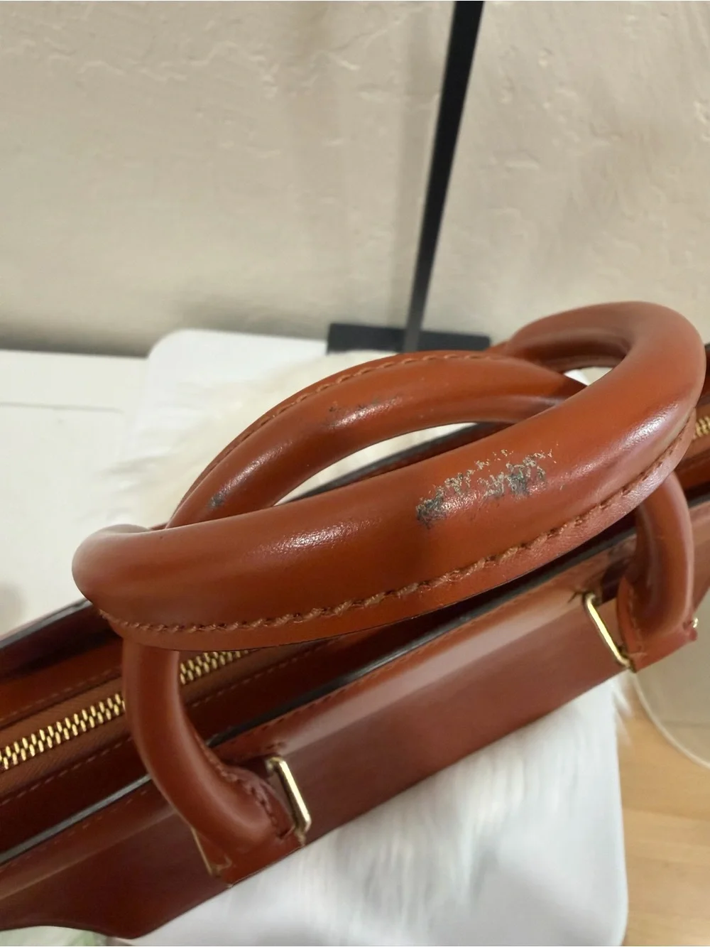 Louis Vuitton Riviera Epi leather brown briefcase